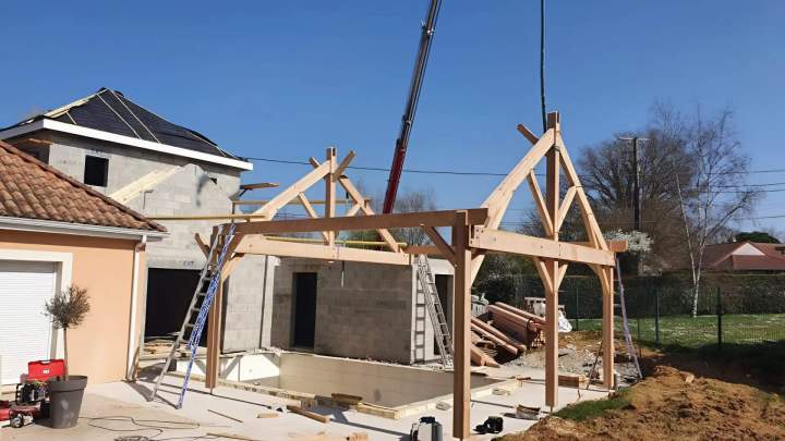 Travaux de charpente traditionnelle Cher